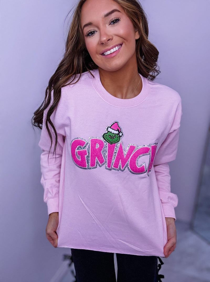 Pink "G" Patch Sweatshirt