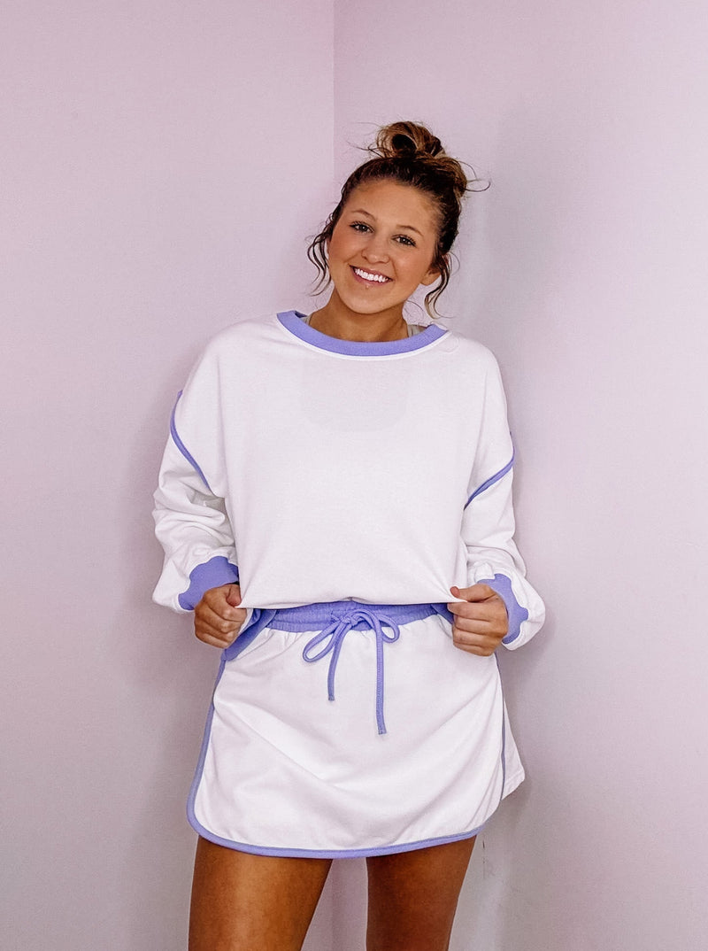 French Terry Leisure Skort Set