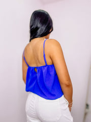 Bubble Hem Cami Top