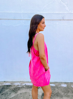 Pink Skort Mini Dress