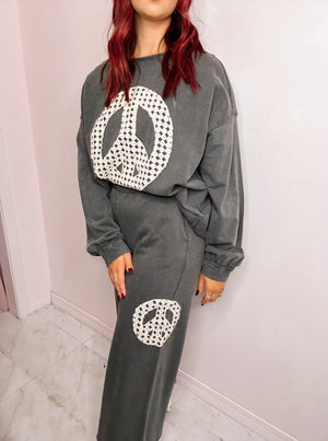 Peace Sign Pullover