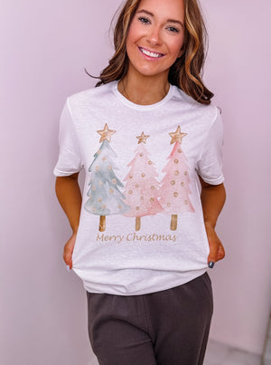 Bedazzled Christmas Tree Tee