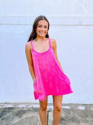 Pink Skort Mini Dress