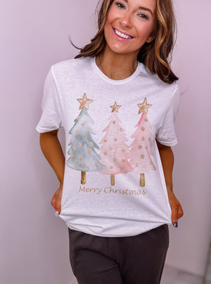 Bedazzled Christmas Tree Tee