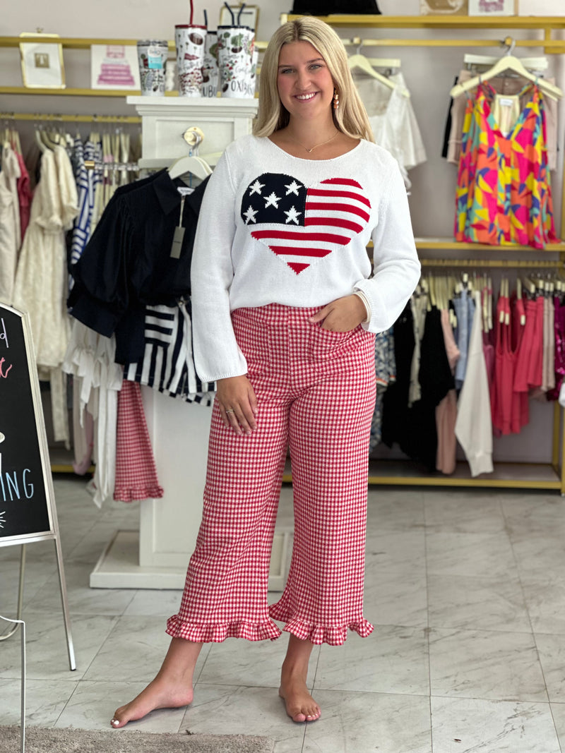 American Heart Flag Sweater