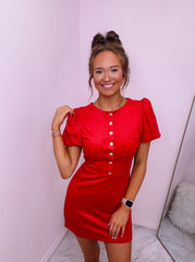 Red Velvet Dress