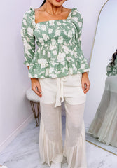 Cream Linen Pants