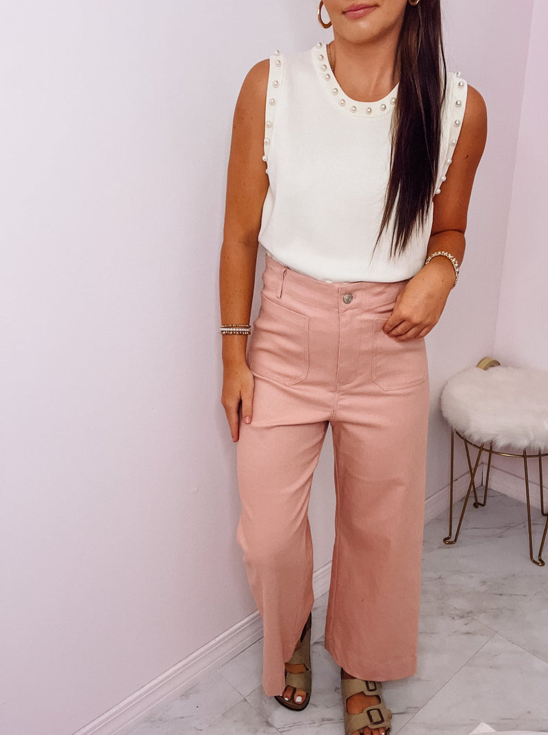 Soft Washed Wide Leg Pants