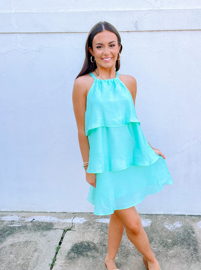 Seafood Halter Dress