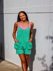 Pink Sleeveless Cami Tank