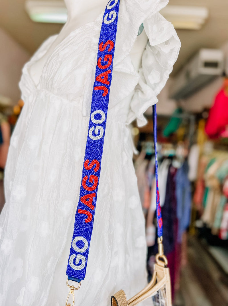 Beaded Go JAGS Purse Strap