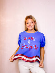 stars and stripes top