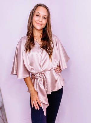 Pearl Wrap Top