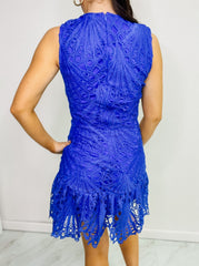 Royal Blue Sheath Dress 