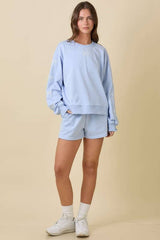 Ribbon Embroidered Shorts