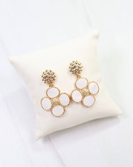 Cicero Flower Dangle Earring Mother Of Pearl