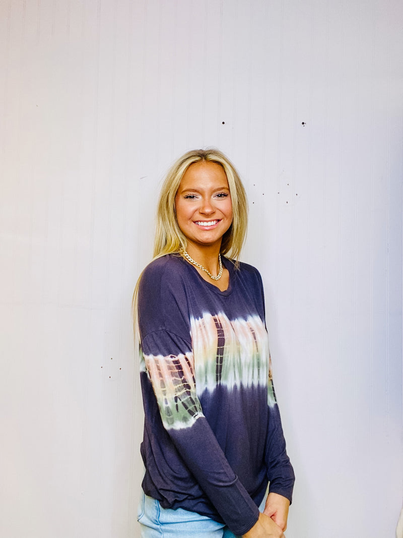 Charcoal Tie Dye Shirt