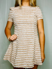 Camel Tweed Dress