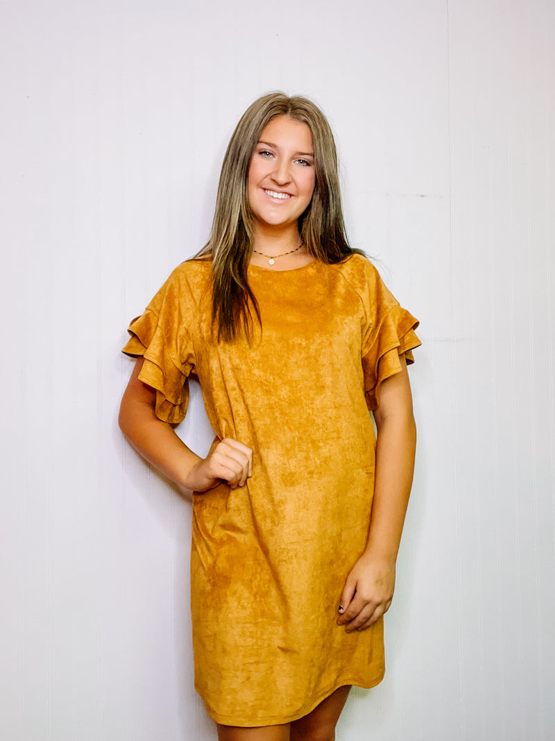 Suede Dress