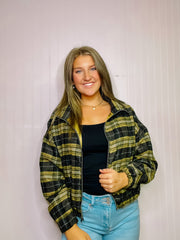 Urban Life Plaid Bomber Jacket