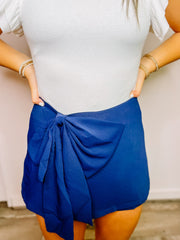 Burgundy or Navy Skort