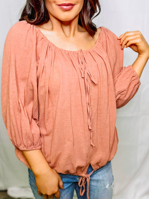 Ginger Balloon Sleeve Blouse