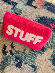 Hot Pink "STUFF" Bag