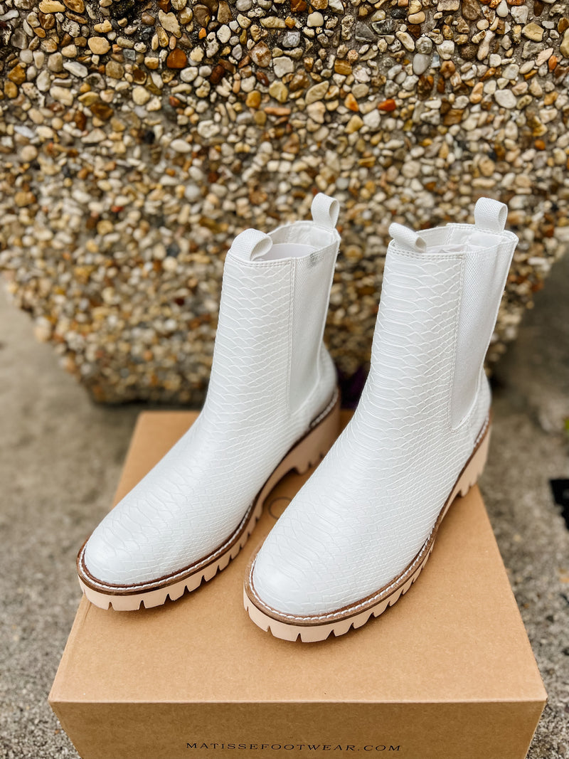 Whitney Snake Skin Boots