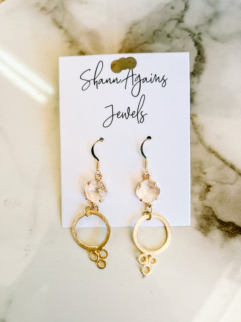 Gold Marquee Me ShannAgains Earrings