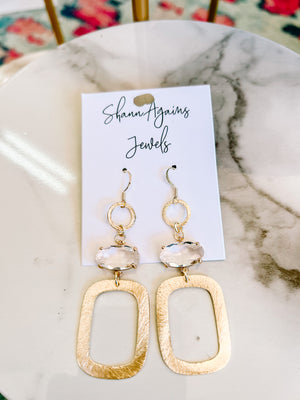 Going Gold 3 Tiered Earrings