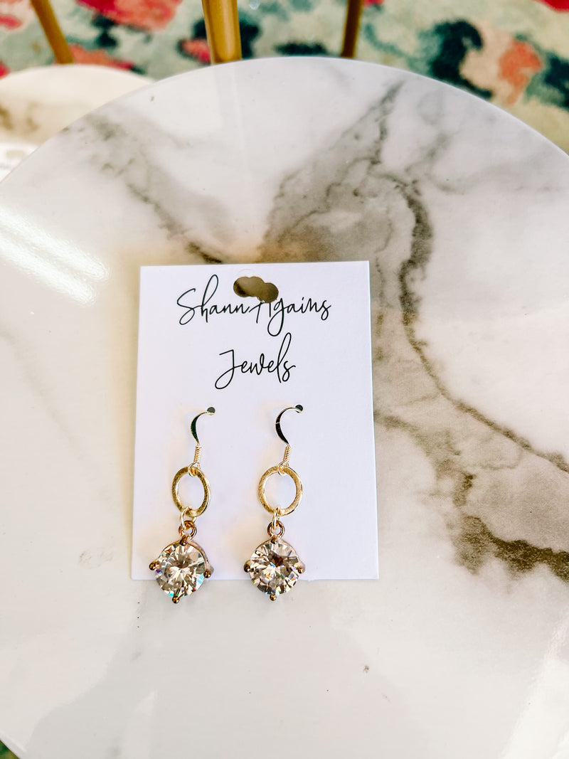 Pretty Little Links Gold Earrings