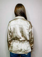 Champagne Satin Jacket