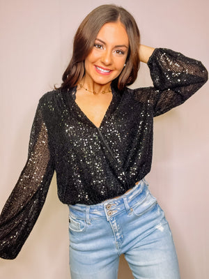 Sequined Bodysuit