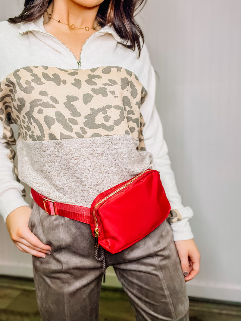 Red Belt Bag