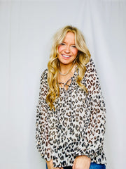 Leopard Blouse