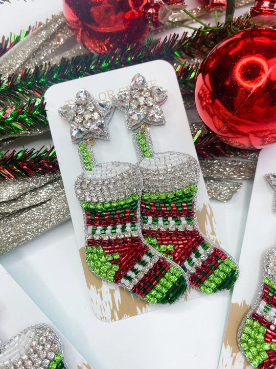 Christmas Stocking Earrings