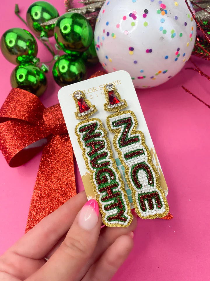 Naughty or Nice Earrings