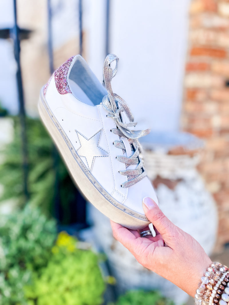 Pink Reba Tennis Shoes